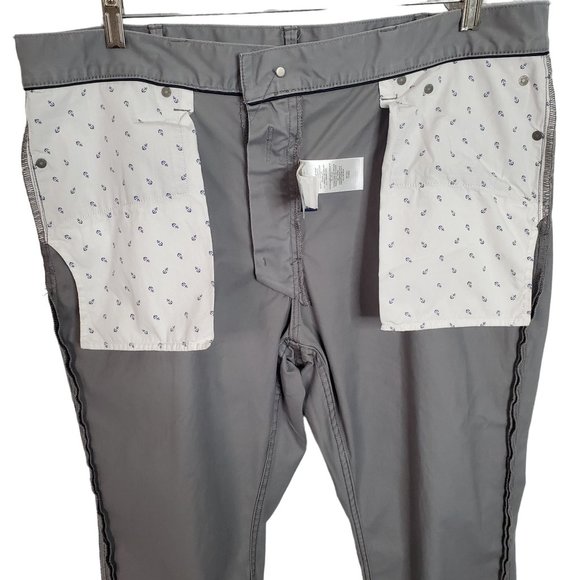 Polo Ralph Lauren Size 38/30 Pants Chinos Stretch Straight Leg Cotton Blend Gray - Picture 9 of 16